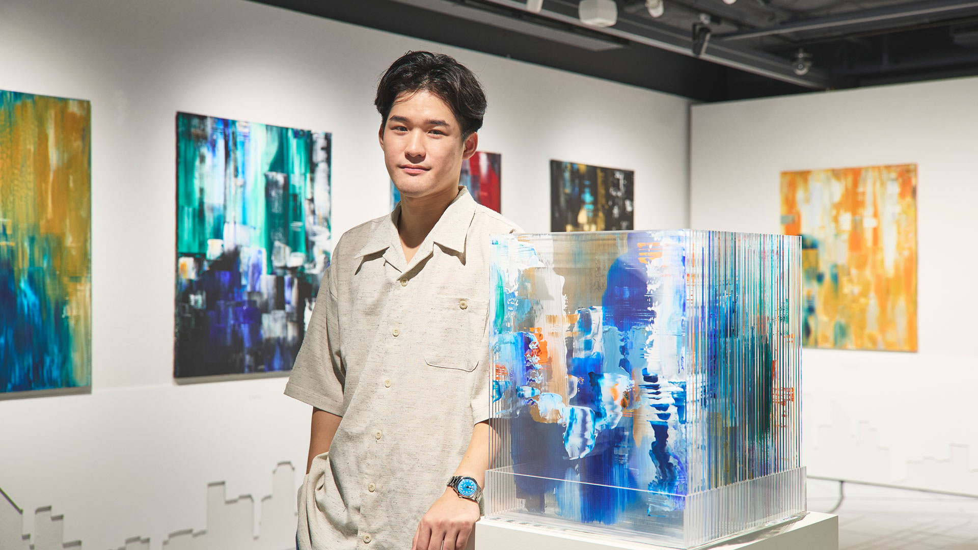 真田将太朗が描く絵画の新たな拡張体験をSmart IPイマーシブが実現