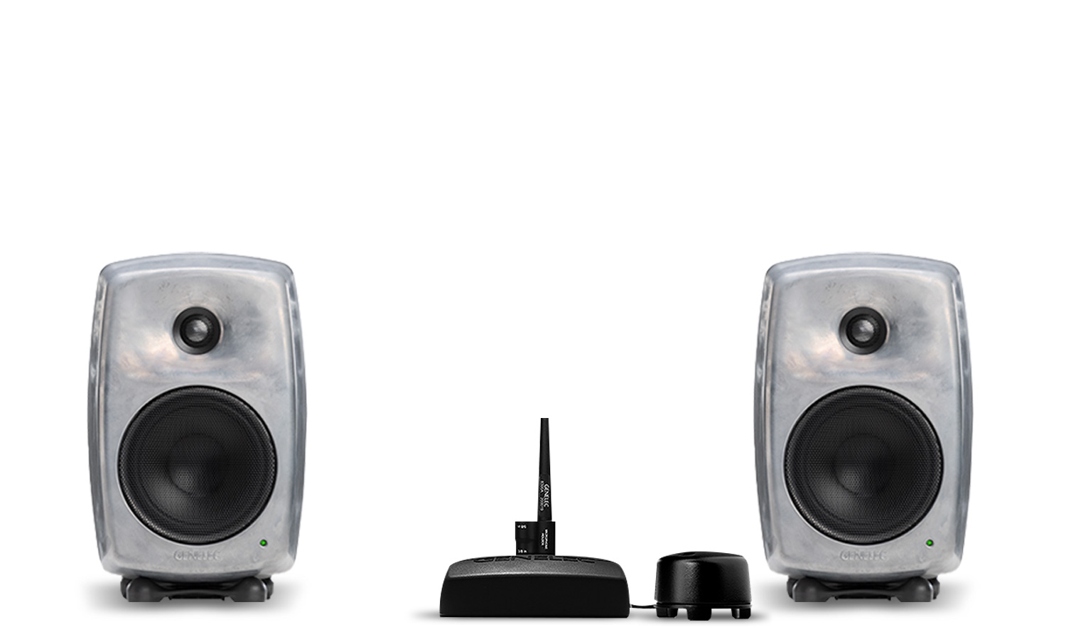 最終値下げ】GENELEC 6010A ペア ホワイト モニタースピーカー